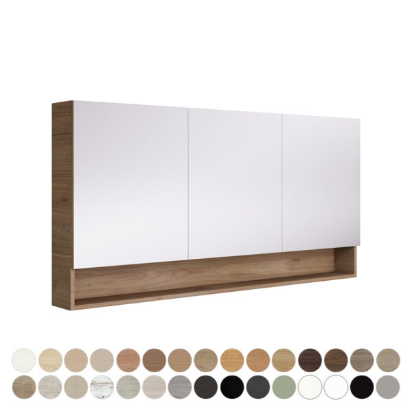 Aluca 1500 Display Shelf Mirror Cabinet