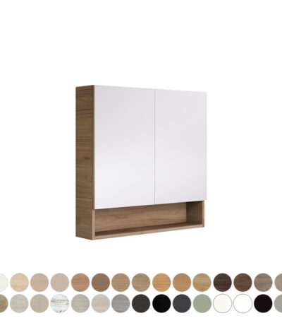 Aluca 750 Display Shelf Mirror Cabinet