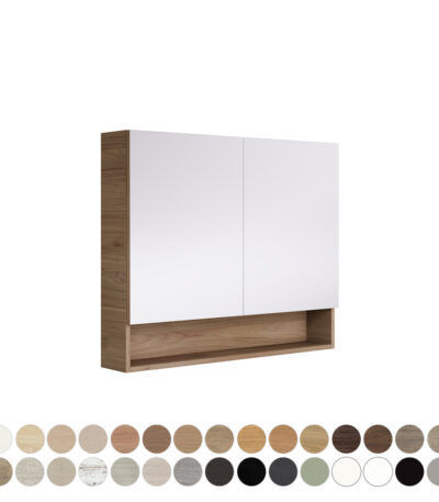 Aluca 900 Display Shelf Mirror Cabinet