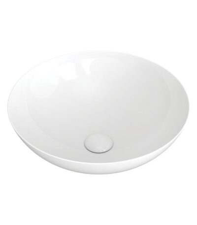 Aluca Above Counter Basin, Gloss White