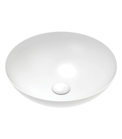 Aluca Above Counter Basin, Matte White