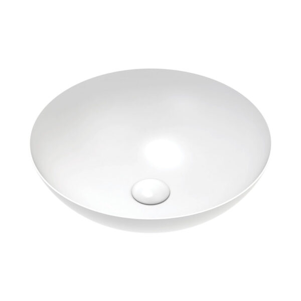 Aluca Above Counter Basin, Matte White