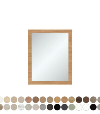 Aluca Framed Mirror, 600 x 750mm