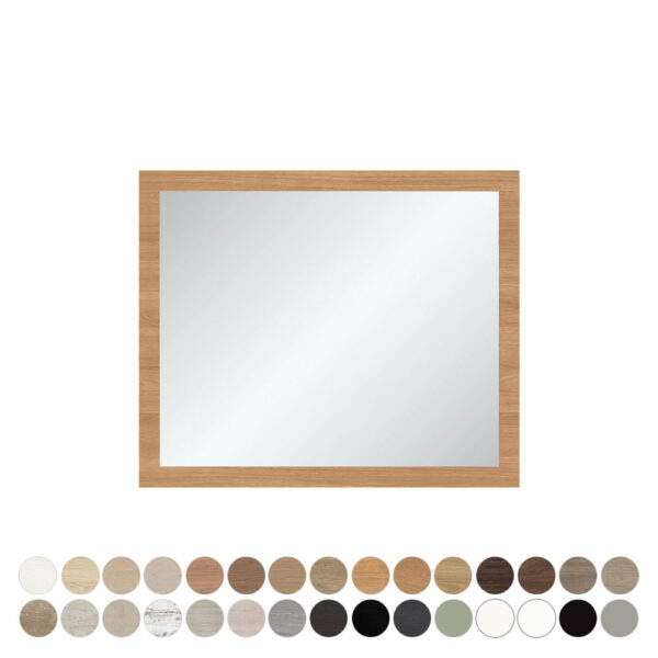 Aluca Framed Mirror, 900 x 750mm