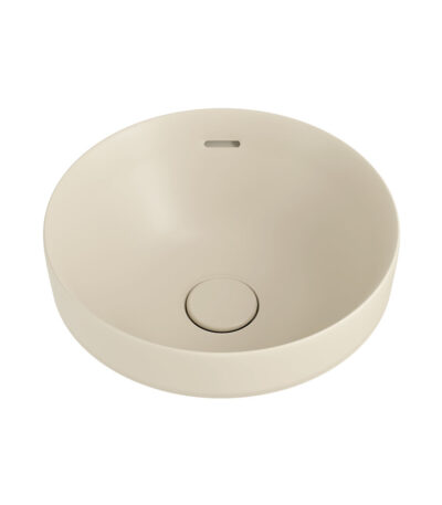 Aluca Round Semi-Inset Basin, Matte Khaki
