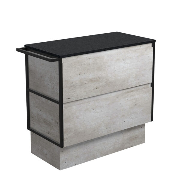 Amato Industrial 900 Cabinet on Kickboard, 1 Frame & 1 Towel Rail