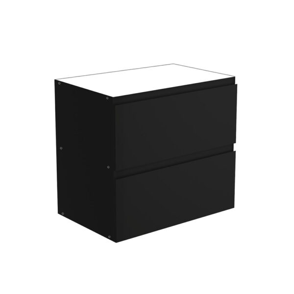 Amato Satin Black 750 Base Cabinet