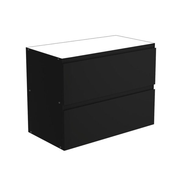 Amato Satin Black 900 Base Cabinet