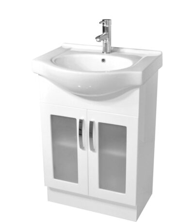Antonio 600 Vanity, Glass Doors