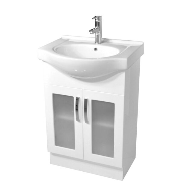 Antonio 600 Vanity, Glass Doors