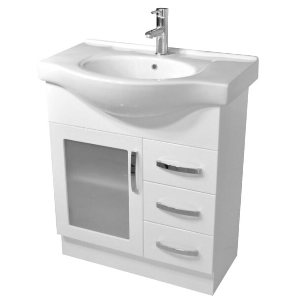 Antonio 750 Vanity, Glass Door