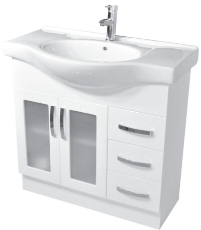 Antonio 900 Vanity, Glass Doors
