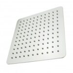 AQUAPERLA 0002.SH SQUARE SUPER-SLIM RAINFALL SHOWER HEAD 250MM CHROME AND COLOURED - Urban Designs Bathroom and Kitchen