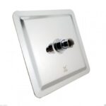 AQUAPERLA 0002.SH SQUARE SUPER-SLIM RAINFALL SHOWER HEAD 250MM CHROME AND COLOURED - Urban Designs Bathroom and Kitchen