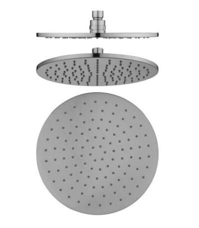 AQUAPERLA 0010.SH ROUND RAINFALL SHOWER HEAD 250MM COLOURED - Urban Designs Bathroom and Kitchen