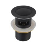 AQUAPERLA 001.PUW 32/40MM SOLID BRASS BASIN POP UP WASTE WITH OVERFLOW CHROME AND COLOURED - Urban Designs Bathroom and Kitchen