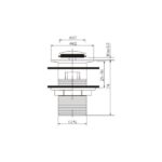 AQUAPERLA 001.PUW 32/40MM SOLID BRASS BASIN POP UP WASTE WITH OVERFLOW CHROME AND COLOURED - Urban Designs Bathroom and Kitchen