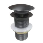 AQUAPERLA 003.PUW 32/40MM SOLID BRASS BASIN POP UP WASTE WITH NO OVERFLOW CHROME AND COLOURED - Urban Designs Bathroom and Kitchen