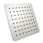 AQUAPERLA 0100.SH SQUARE SUPER-SLIM RAINFALL SHOWER HEAD 200MM CHROME AND COLOURED - Urban Designs Bathroom and Kitchen