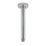 AQUAPERLA 0105.SA ROUND CEILING SHOWER ARM 200MM CHROME AND COLOURED - Urban Designs Bathroom and Kitchen