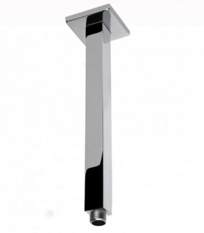 AQUAPERLA 0106.SA SQUARE CEILING SHOWER ARM 600MM CHROME AND COLOURED - Urban Designs Bathroom and Kitchen
