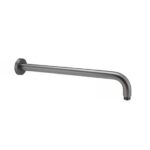 AQUAPERLA 0108.SA ROUND STAINLESS STEEL WALL MOUNTED SHOWER ARM 400MM CHROME AND COLOURED - Urban Designs Bathroom and Kitchen
