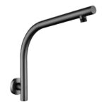 AQUAPERLA 0127.SA ROUND STAINLESS STEEL WALL MOUNTED GOOSENECK SHOWER ARM COLOURED - Urban Designs Bathroom and Kitchen