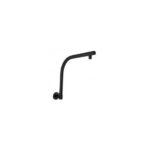 AQUAPERLA 0128.SA ROUND SWIVEL WALL MOUNTED SHOWER ARM CHROME AND BLACK - Urban Designs Bathroom and Kitchen