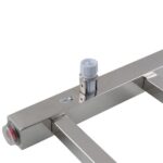 AQUAPERLA 06.S.HTR SQUARE ELECTRIC HEATED TOWEL RACK 6 BARS CHROME AND COLOURED - Urban Designs Bathroom and Kitchen