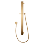 AQUAPERLA 2149.SH.N SQUARE SLIDING SHOWER RAIL WITHOUT HANDHELD SHOWER CHROME AND COLOURED - Urban Designs Bathroom and Kitchen