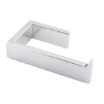 AQUAPERLA 6408.TR IVANO TOILET PAPER HOLDER CHROME AND BLACK - Urban Designs Bathroom and Kitchen