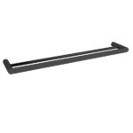 AQUAPERLA 6502.8.TR RUSHY DOUBLE TOWEL RAIL 800MM CHROME AND COLOURED - Urban Designs Bathroom and Kitchen