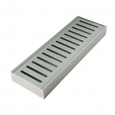 AQUAPERLA LCFG 900-5600MM LAUXES ALUMINIUM STANDARD FLOOR GRATE DRAIN ANY SIZE INDOOR/OUTDOOR - Urban Designs Bathroom and Kitchen