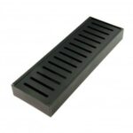 AQUAPERLA LCMFG 900-5600MM LAUXES ALUMINIUM MIDNIGHT FLOOR GRATE DRAIN ANY SIZE INDOOR - Urban Designs Bathroom and Kitchen