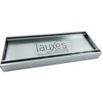 AQUAPERLA LCSTIG 900-5600MM LAUXES TILE INSERT SHOWER FLOOR GRATE WASTE DRAIN SILVER - Urban Designs Bathroom and Kitchen