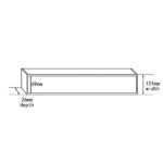 AQUAPERLA LCSTIG 900-5600MM LAUXES TILE INSERT SHOWER FLOOR GRATE WASTE DRAIN SILVER - Urban Designs Bathroom and Kitchen