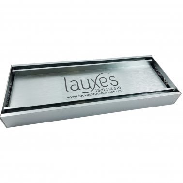 AQUAPERLA LCSTIG 900-5600MM LAUXES TILE INSERT SHOWER FLOOR GRATE WASTE DRAIN SILVER - Urban Designs Bathroom and Kitchen