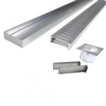 AQUAPERLA LCWFG 900-5600MM LAUXES ALUMINIUM STANDARD FLOOR GRATE DRAIN ANY SIZE INDOOR/OUTDOOR - Urban Designs Bathroom and Kitchen