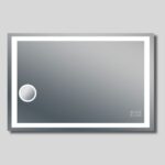 AQUAPERLA LM-ART-1280 ART BLUETOOTH LED MIRROR WITH MAGNIFIER 1200X800MM - Urban Designs Bathroom and Kitchen