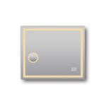AQUAPERLA LM-ART-1280 ART BLUETOOTH LED MIRROR WITH MAGNIFIER 1200X800MM - Urban Designs Bathroom and Kitchen