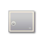 AQUAPERLA LM-ART-1280 ART BLUETOOTH LED MIRROR WITH MAGNIFIER 1200X800MM - Urban Designs Bathroom and Kitchen