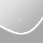 AQUAPERLA LM-ASY-2 ASYMMETRICAL 3 COLOR LIGHTING LED MIRROR 1000X844MM WITH TOUCH SENSOR SWITCH - Urban Designs Bathroom and Kitchen