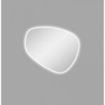 AQUAPERLA LM-ASY-2 ASYMMETRICAL 3 COLOR LIGHTING LED MIRROR 1000X844MM WITH TOUCH SENSOR SWITCH - Urban Designs Bathroom and Kitchen