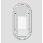 AQUAPERLA LM-LDO-BR OVAL 3 COLOR LIGHTING LED MIRROR 450X900MM WITH TOUCH SENSOR SWITCH - Urban Designs Bathroom and Kitchen