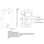 AQUAPERLA LM-LDO-BR OVAL 3 COLOR LIGHTING LED MIRROR 450X900MM WITH TOUCH SENSOR SWITCH - Urban Designs Bathroom and Kitchen