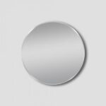 AQUAPERLA LM-M-R70 ROUND FRAMED MIRROR 700X700MM BRUSHED GOLD AND BRUSHED NICKEL - Urban Designs Bathroom and Kitchen