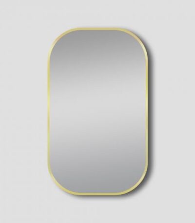 AQUAPERLA LM-M-RR4575 ROUNDED RECTANGULAR FRAMED MIRROR 450X750MM COLOURED - Urban Designs Bathroom and Kitchen