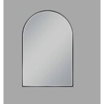 AQUAPERLA LM-UNI-GM ARCH 3 COLOR LIGHTING FRAMED LED MIRROR 600X900MM GUN METAL GREY - Urban Designs Bathroom and Kitchen