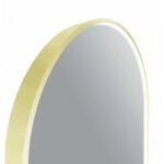 AQUAPERLA LM-UNI-MBG ARCH 3 COLOR LIGHTING FRAMED LED MIRROR 600X900MM BRUSHED GOLD - Urban Designs Bathroom and Kitchen