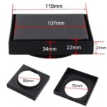 AQUAPERLA OX003.FD 120x120MM SHOWER GRATE FLOOR WASTE DRAIN SMART INSERT BLACK - Urban Designs Bathroom and Kitchen